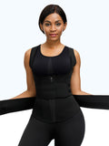 Premium Waist Trainer. Double Compression Strap Design With Zipper From Actishape
