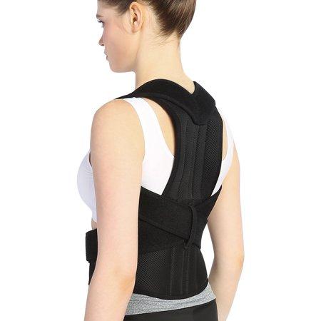 Women's Adjustable Posture Corrector Back Brace Shoulder Lumbar Spine Support