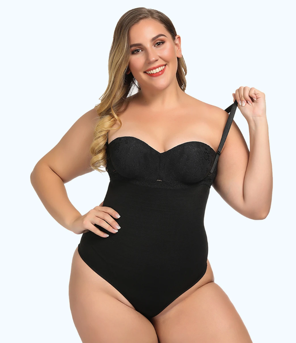 Women's Plus Size Sexy Thong Waist & Tummy Body Shaper From Actishape