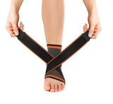 Ankle Brace - Compression Support Sleeve - Adjustable Stabiliser Straps