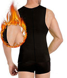 Men's Waist Training Sauna Vest With Zipper. Maximum Fat Loss From Actishape