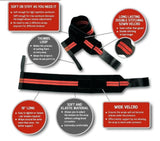 Weightlifting Wrist Straps Wraps by Actishape
