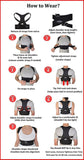 ActishapesPremiere Back Brace for Posture: The Magnetic Posture Corrector Back Brace By Actishape