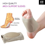 Plantar Fasciitis Gel Infused Arch Support Cushioned Foot Sleeves By Actishape