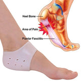 Heel Spur Relief Plantar Fasciitis Gel Cup Pads Support Massage Cushion Sleeves - Actishape