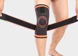 Knee Compression Sleeve Brace with Patella Stabilizer Straps By Actishape