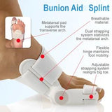 Bunion Corrector Splint Brace Adjustable Hinged Big Toe Straightener - Actishape